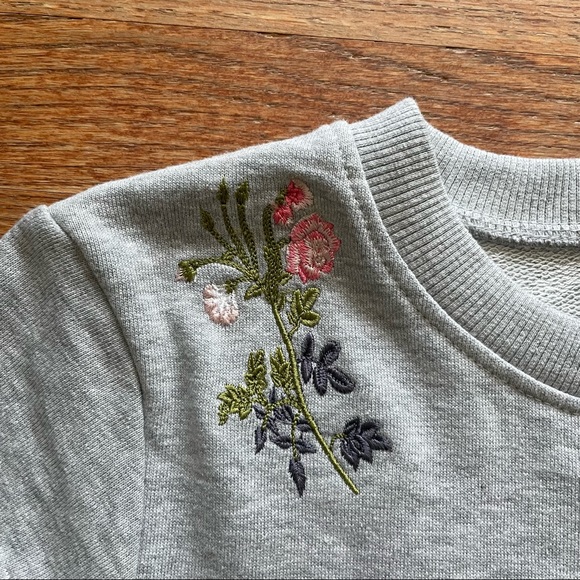 NWT Missguided gray embroidered long sleeve romper size 2 - Picture 4 of 13